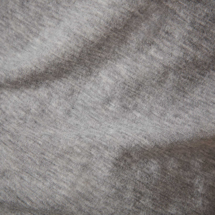 Sheer Slub Side Panel Shirt  in Heather Grey | James Perse Los Angeles