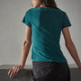 Sheer Slub Casual V Neck in Jewel | James Perse Los Angeles
