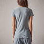 Sheer Slub Casual V Neck in Ocean Mist | James Perse Los Angeles