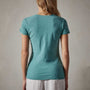 Sheer Slub Casual V Neck in Sprite | James Perse Los Angeles 