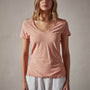Sheer Slub Casual V Neck in Spritz | James Perse Los Angeles 