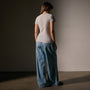 Sheer Slub Casual V Neck in Salt | James Perse Los Angeles