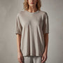 Crepe Jersey Overiszed Short Sleeve Crew in Silt | James Perse Los Angeles 