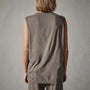 Crepe Jersey Muscle Crew in River Rock | James Perse Los Angeles