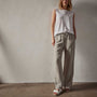 Crepe Jersey Muscle Crew in White | James Perse Los Angeles 