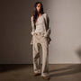Uneven Corduroy Mixed Media Pant in Faint Pigment | James Perse Los Angeles