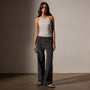 Uneven Corduroy Mixed Media Pant in Magma Pigment | James Perse Los Angeles
