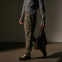 Corduroy Mixed Media Pant in Army Green Pigment | James Perse Los Angeles