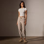 Uneven Corduroy Mixed Media Pant in Faint Pigment | James Perse Los Angeles