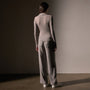 Cotton Cashmere Rib Open Polo  in Dapple | James Perse Los Angeles