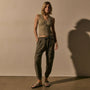 Cotton Cashmere Rbd Slvls Henley in Overcast | James Perse Los Angeles