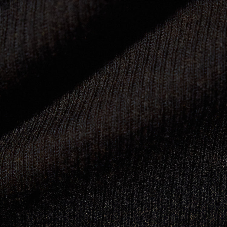 Cotton Cashmere Blend Ribbed Tank in Black | James Perse Los Angeles