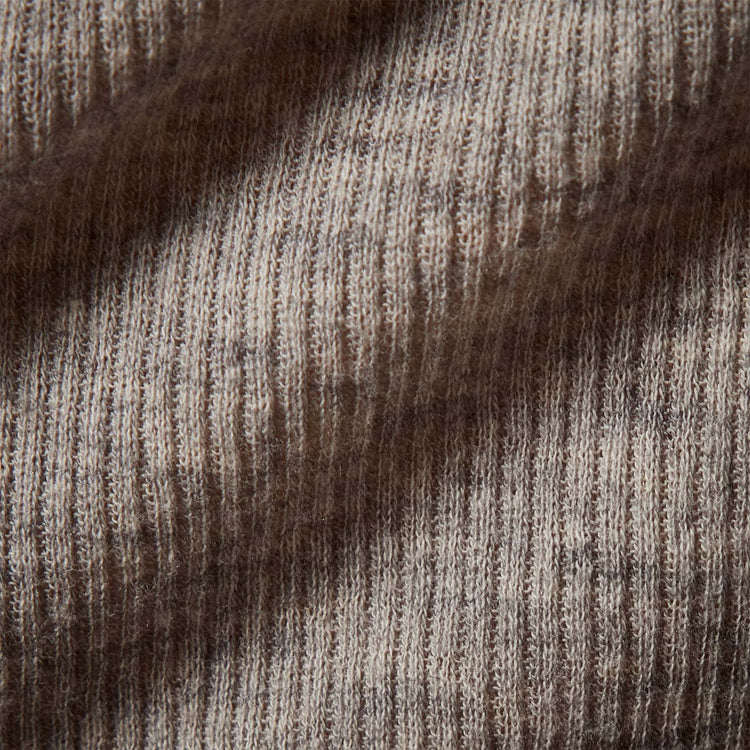 Cotton Cashmere Blend Ribbed Tank in Heather Grey | James Perse Los Angeles