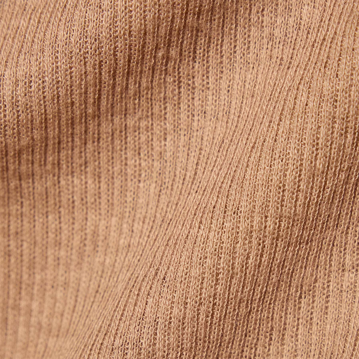 Cotton Cashmere Blend Ribbed Tank in Vicuna | James Perse Los Angeles