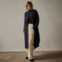 Cotton Cashmere Blend Ribbed Turtleneck in Black | James Perse Los Angeles