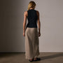 Cotton Cashmere Rib Shell Top in Black | James Perse Los Angeles