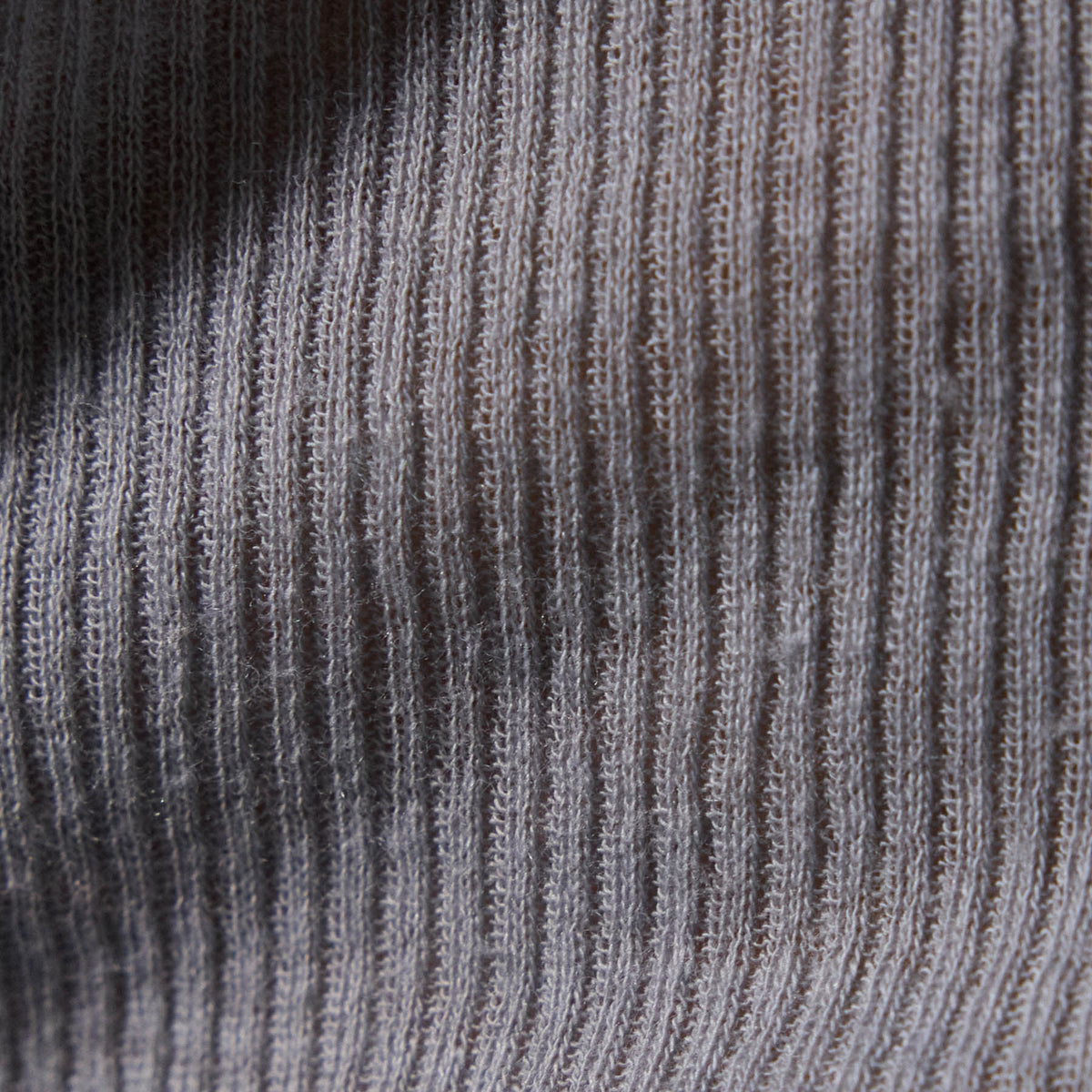 Cotton Cashmere Rib Shell Top in Grey Sky | James Perse Los Angeles