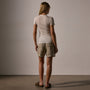 Cotton Cashmere Blend Ribbed Crew in Ivory | James Perse Los Angeles