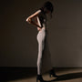 Cashmere Rib Skirt  in Dapple | James Perse Los Angeles