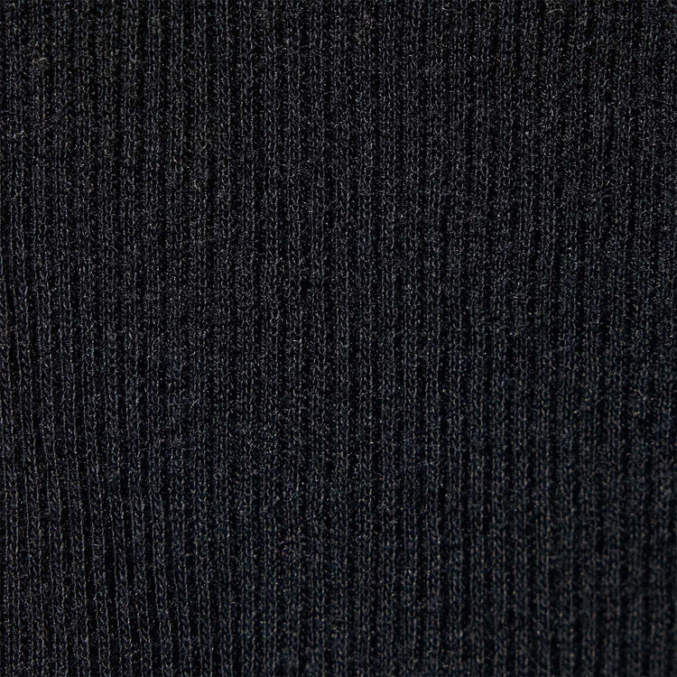 Cashmere Rib Funnel Neck Dress  in Black | James Perse Los Angeles