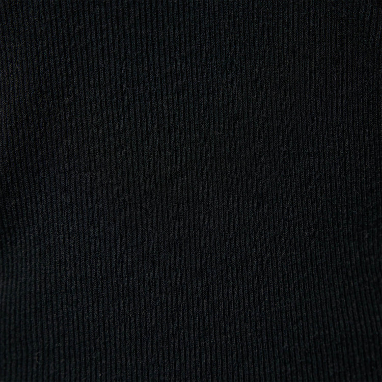Cotton Cshmr Rbd Rcr Bck Tnk Dress in Black | James Perse Los Angeles