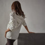 French Terry Hooded Tunic in Alabaster | James Perse Los Angeles