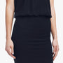 Stretch Jersey Blouson T Shirt Dress In French Navy | James Perse Los Angeles
