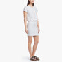 Stretch Jersey Blouson T Shirt Dress In Talc | James Perse Los Angeles