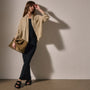 Relaxed Wool Blend Shirt in Biscuit | James Perse Los Angeles