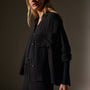 Relaxed Wool Blend Shirt in Black | James Perse Los Angeles