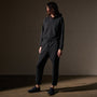 Cozy Oversized Sweat Pant  in Black | James Perse Los Angeles