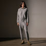 Oversized Hooded Sweat Top  in Heather Grey | James Perse Los Angeles