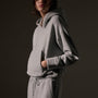 Oversized Hooded Sweat Top  in Heather Grey | James Perse Los Angeles