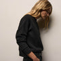 Vintage Cozy Crew in Black | James Perse Los Angeles