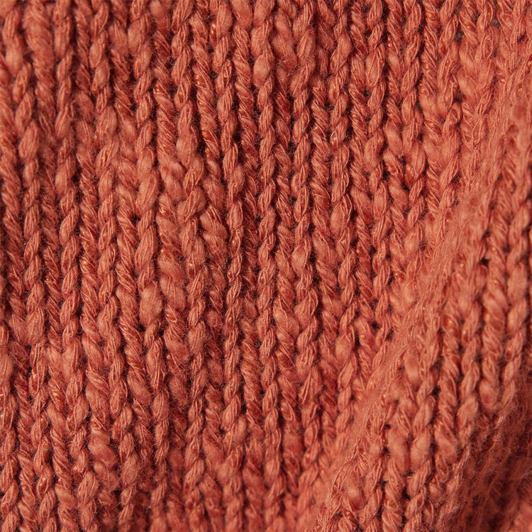 Cotton Linen Cropped Cardigan in Adobe | James Perse Los Angeles