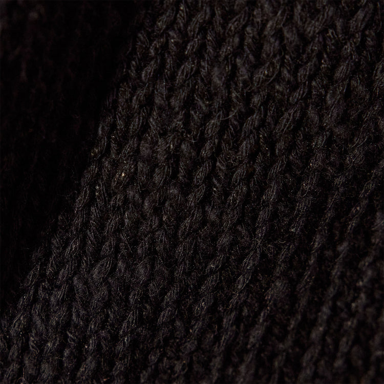 Cotton Linen Cropped Cardigan in Black | James Perse Los Angeles