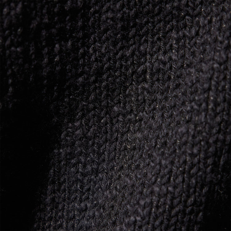 Cotton Linen Button Cardigan in Black | James Perse Los Angeles