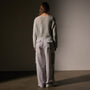 Cotton Linen Open Knt Pullover in Foam | James Perse Los Angeles