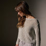 Cotton Linen Open Knt Pullover in Foam | James Perse Los Angeles