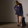 Cotton Linen Knit Tunic in Faded Navy | James Perse Los Angeles
