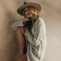 Cotton Linen Knit Tunic in Natural | James Perse Los Angeles
