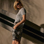 Cotton Linen Knit Crew Neck in Bleached Blue | James Perse Los Angeles