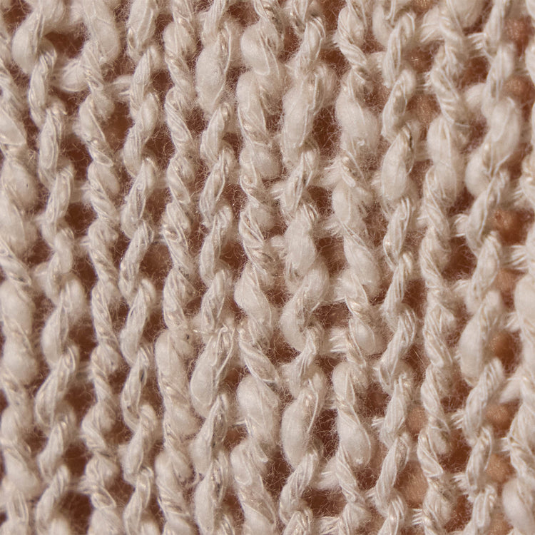 Cotton Linen Knit Crew Neck in Natural | James Perse Los Angeles