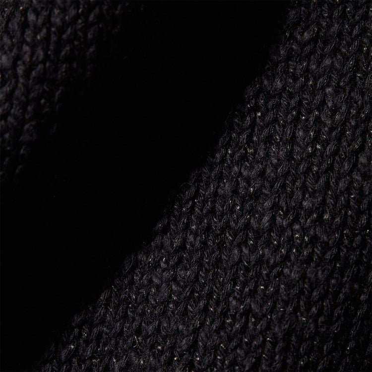Cotton Linen Boatneck Sweater in Black | James Perse Los Angeles