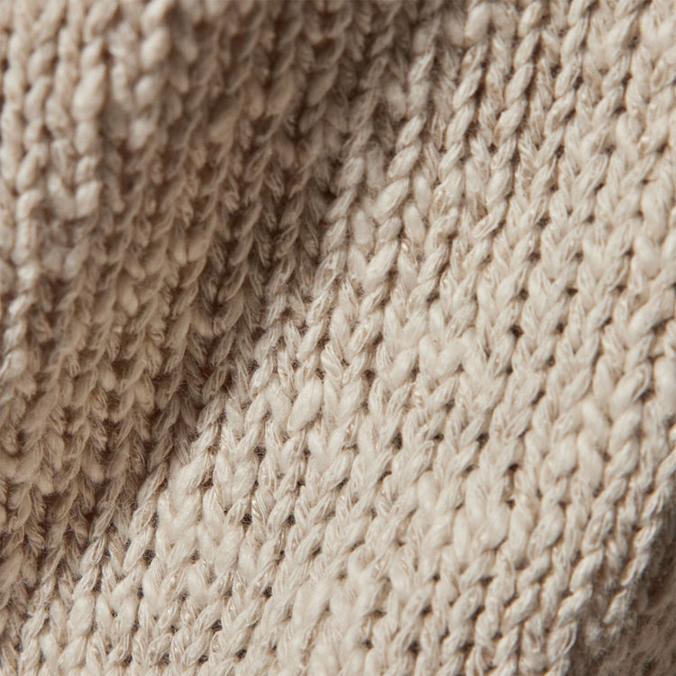 Cotton Linen Boatneck Sweater in Natural | James Perse Los Angeles