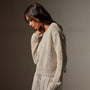 Cotton Linen Boatneck Sweater in Natural | James Perse Los Angeles
