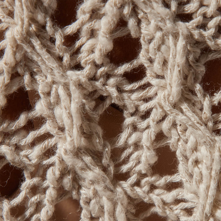 Cotton Linen Textured Sweater in Natural | James Perse Los Angeles