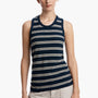 Retro Stripe Tank - Thames Blue/Reed | James Perse Los Angeles