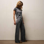 Wool Jersey Lounge Tee in Heather Charcoal | James Perse Los Angeles