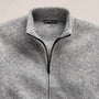Wool Alpaca Stretch Zip Jacket in Mid Grey | James Perse Los Angeles FLAT